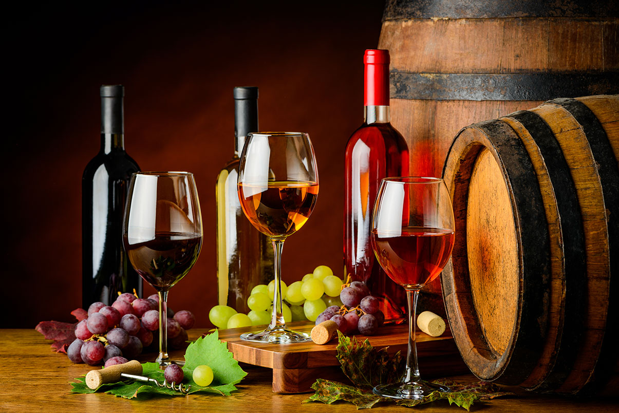 Barricas de vino